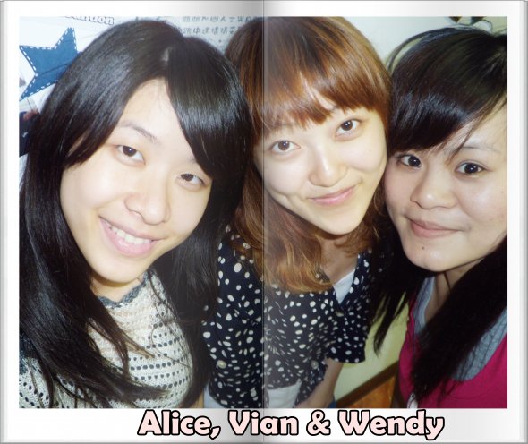 幕後策劃人員- Alice, Vian & Wendy助教